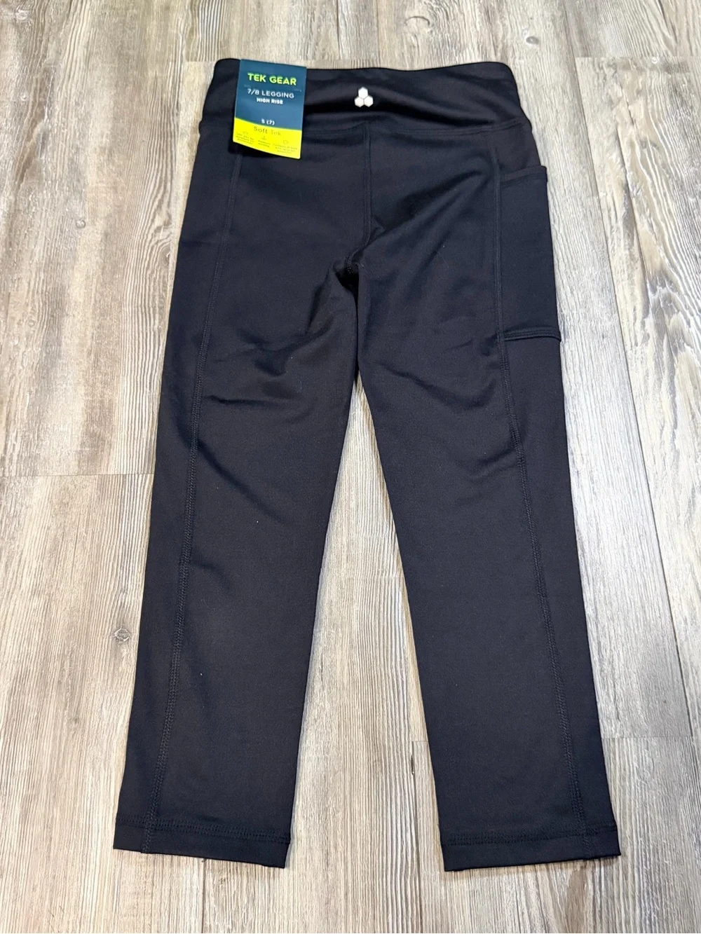 tek gear Black Girls Performance Leggings with Side Pocket